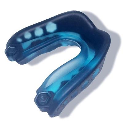 China High Quality Wholesale GEL Shock Technology Various Colors Two Layer Boxing Mouth Guards For Muttahida Majlis-e-Amal Custom Logo for sale