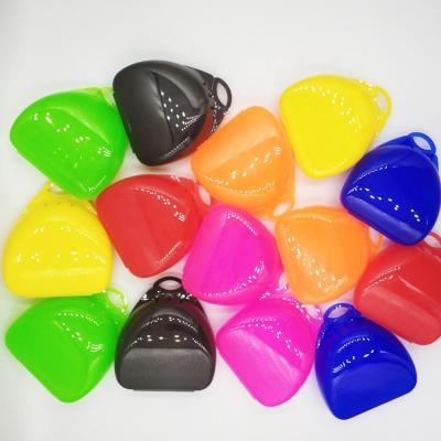 China GEL shock technology factory price cheap plastic box for colorful mouth guard for sale