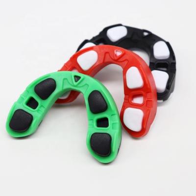 China Wholesale Muay Thai Silicone GEL Shock Tech Sports Mouth Guard Gel Gun Shield Rubber Mouthpiece Boxing for sale