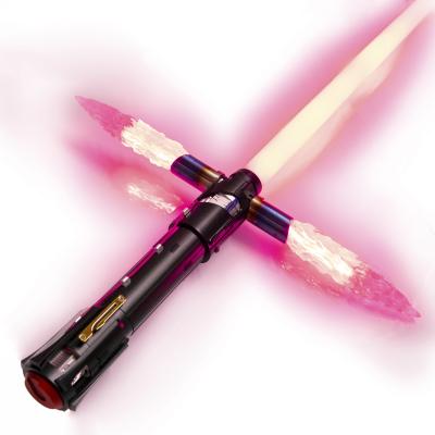 China Heavy duel LGTsaber support Kylo ren classic and high quality lightsaber cross soft oscillation infinite color changing 9 sets effect for sale