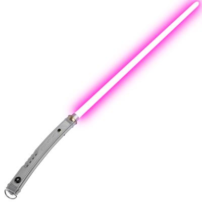 China 6063 aluminum alloy handle LGT SABERSTUDIO heavy metal handle blade dueling color changing lightsaber with sandblaster lock loud noise for sale