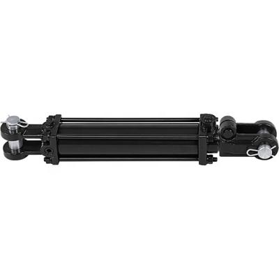 China TR2508A double acting farm use tie rod hydraulic cylinder with 2.5 inch bore 8 inch stroke for sale