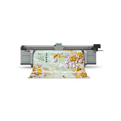 China Printing Shops 3.2M X4Plus RTR Printer Digital Large Format UV Roll To Roll UV Printer For adverstising for sale