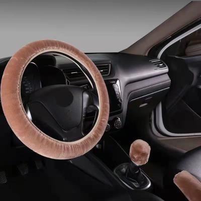 China Fit Perfectly Fluffy, Warmth, Wholesale Cheap Plush Steering Wheel Cover for sale