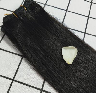 China 100% MACHINE SEWN Full Color #1B 100%Virgin Remy Full Cuticle Human Hair HAIR Weft Weft Most Popular Grade for sale