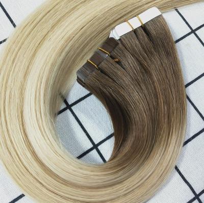 China 100% Virgin Hair Most Beautyful Cuticle Color #T6/22 Grade Full HAIR Tape In for sale