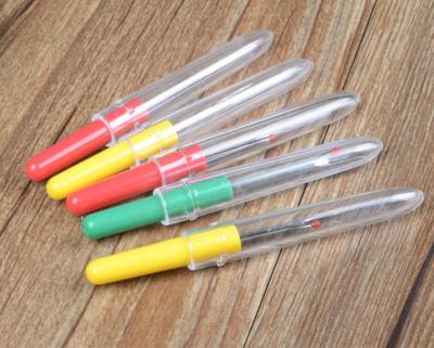 China Hand Knitting Tools Hand Knitting Ergonomic Plastic Handle Sharp Tools 4 Colors Tool Handle Seam Seam Ripper For Sewing Work Eliminating Edges Working Accessories for sale