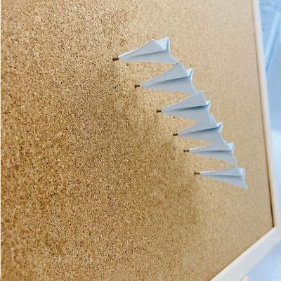 China Creative School Home Ministry Home Office Metal Plane Push Pin Cork Photo Wall Felt Decoration Map Push Pin for sale