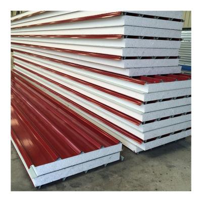 China Professional Supply China Expanded Polystyrene Insulation / EPS Wall / Roof Insulated Sandwich Panel for sale