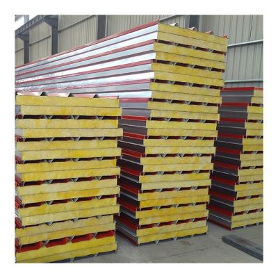 China Modern High Density Acoustic Fence Panels Fireproof Insulated Fiberglass Wool Panel for sale