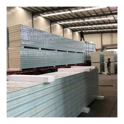 China Modern Fireproof Exterior Polyurethane/Pu Foam Sandwich Panel Foam Wall Panels For Cold Rooms for sale