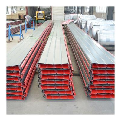 China Best Quality Modern Hot Selling Double Al-Mg_Mn Alloy Seam Aluminum Standing Roofing System for sale