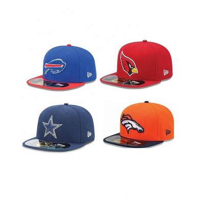 China COMMON Ready To Ship 3d Embroidery NFL Fitted Hats American Football Fitted Hats For 32 Teams for sale