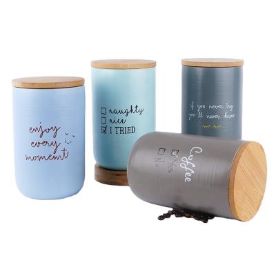 China Disposable Custom Coffee Mugs Excellent Wooden Lid Disposable Ceramic Mugs For Ceramic Cup for sale