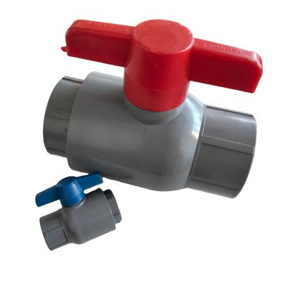 China Water Project in Construction PVC Ball Valve, Compact T-Handle Water Shut-Off Valves, Intake Valve for Irrigation and Water Treatment for sale