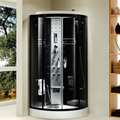 China With Frame Black PVC Bath Feature Panel Shower Room Profile Parts With Seat for sale