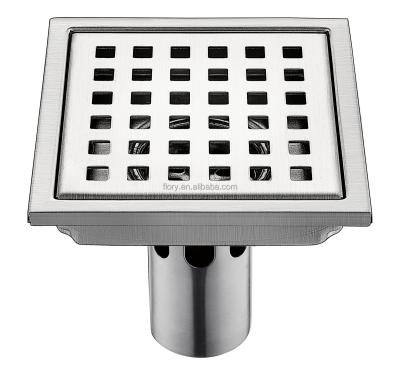 China Modern Favorable Price 150*150mm Design Square Flooring Drain Stainless Steel for sale