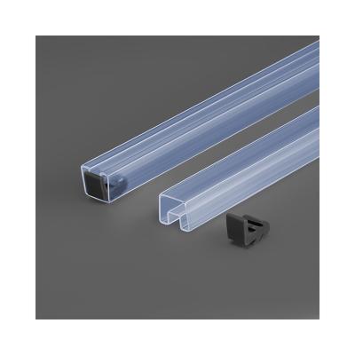 China PS PVC Plastic Extrusion Anti Static Plastic IC Transparent PVC Tubes for sale