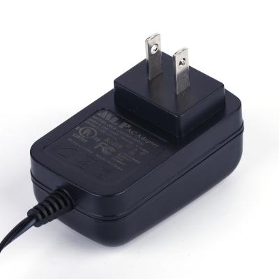 China Competitive price DC 24W 12V 2A 24V1A USA ac/dc plug-in adapter with UL FCC approval for sale