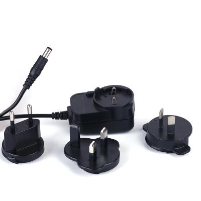 China High Quality 12V 1A Electrical Appliance Approved Power Adapter UK EU AU US NC Plug CE Certification for sale