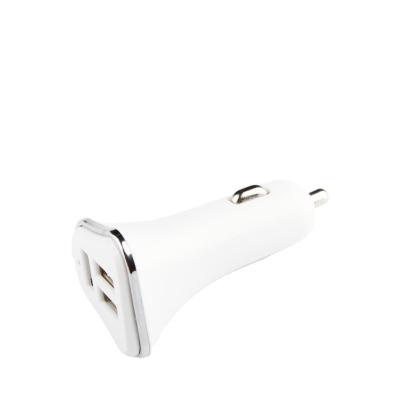 China Car Charger CE Certification 3USB-A Ports Car Charger 5V3.1A Max 2 Ports 5V2.1A 1 Port Total 5V5.2A 26W for sale