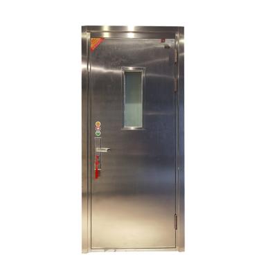 China Fire prevention Hot Selling Product 68mm Door Leaf Thickness Stainless Steel Door Price 70  Steel Door Single for sale