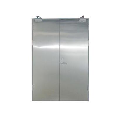 China Fire prevention Stainless Steel Door Design Pattern 4mm-15mm Flat Door Panel Pattern Depth Stainless Steel Gate Fire Door for sale