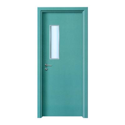 China Contemporary New Design Different Color Medical Clean Room Door Cold Plate/galvanized Sheet Material Medical Door medical steel door for sale