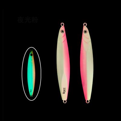 China 80g 100g 120g 150g 200g 300g 400g Multicolor Metal Fishing Jigs Lure Metal Jig Spoon Jig Mental Lure for sale