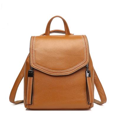 China New Fashion Anti-theft Leather All-match Handbags Backpack Single Shoulder Bag School Backpack for sale