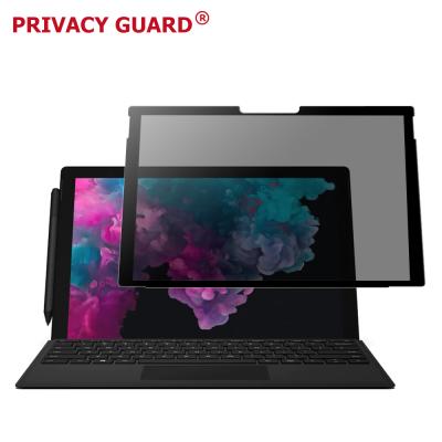 China Anti Privacy Amazon Peep Warehouse Black View Privacy Filter Screen Protector Privacy Film For Surface Pro 6 Privacy Guard for sale