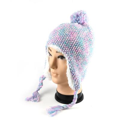 China Cuter High Quality Velvet Warm Winter Sale Knitted Hat Women Common Hearing Protection for sale