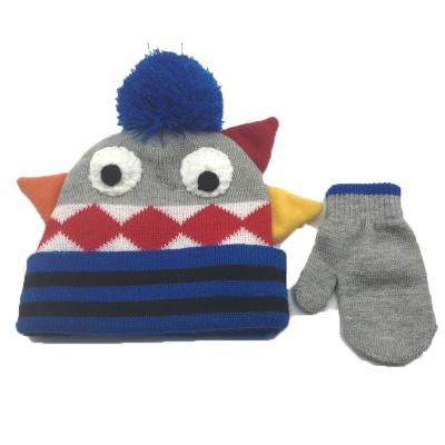 China JOINT Children's Monster Animal Knit Winter Hat Fun Children's Toy Hat for sale