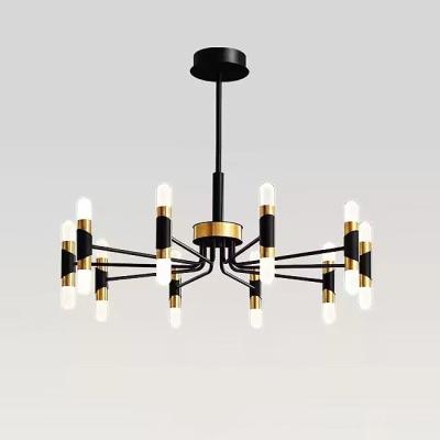 China Nordic minimalist interior decoration contemporary living room bedroom factory made led chandelier and lampadario for sale