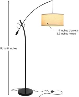 China Contemporary Modern Led Floor Lamp Position Lamp Lighting For Contemporary Living Room Nordic Black And Bronze for sale