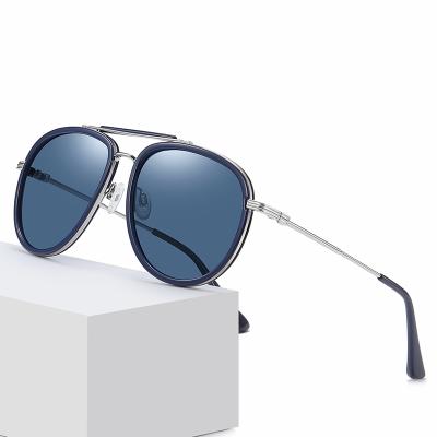 China Fashion Sunglasses CIA Style Newest TR 2022 Fashionable Metal Sun Glasses Luxury Brand Men Women Oversized Sunglasses for sale