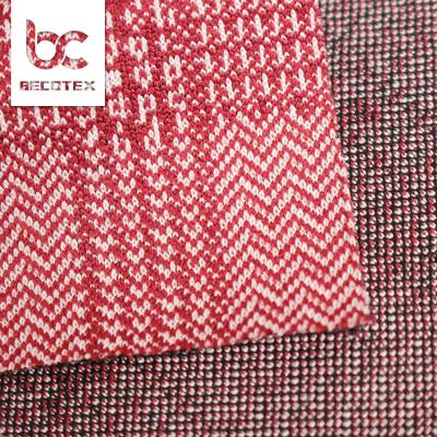 China Viable factory customized fabric check plaid dress stretch yarn-dyed jacquard knitted fabric for sale for sale