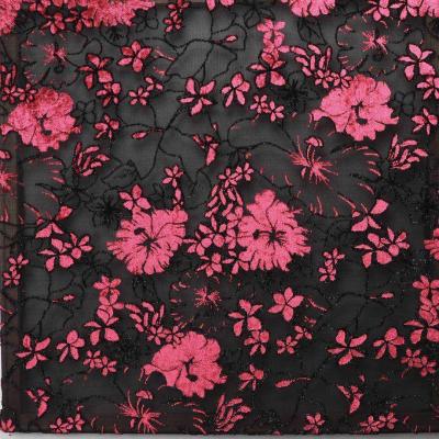 China 2021 Fashion Design Fashion Design Viable Velvet Burnout Knitting Fabric For Dress for sale