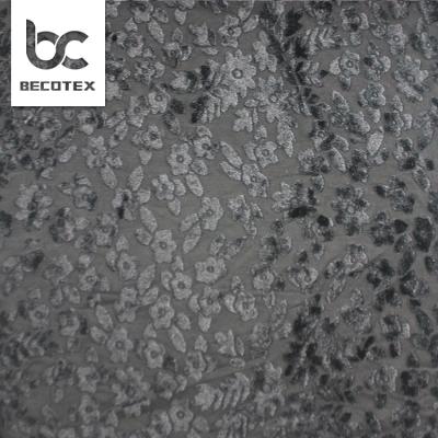 China 2021 High Quality Tear-Resistant Design Stretch Burnout Velvet Fabric For Dress for sale