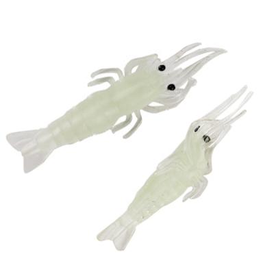 China New OEM Soft Lures Wholesale High Quality Mulational Luminous Shrimp Fishing Lures Factory SoftLures-M004 for sale