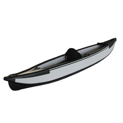 China Fishing Fun Leisure 1 Person Inflatable Kayak Fishing Paddle Board Floating OEM Boat Fishing Kayak 320m Inflatable Kayak for sale