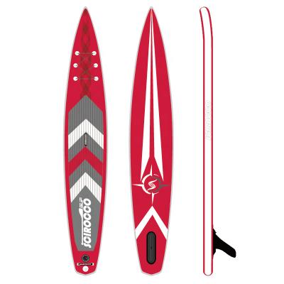 China Thick Inflatable PVC Surfboard Quality Goode Surfboard Inflatable Paddle Board For Sale OEM Stance Racing Paddle Board for sale