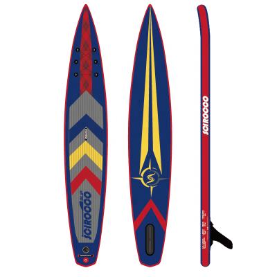 China Factory Unisex Design Inflatable Stand Up Paddle Surf Board Race Paddle Supple Custom Inflatable Board Wholesale for sale