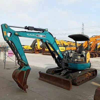 China Secondhand Kubota U40 mni crawler excavator used digger with cheap price 0.14mÂ³ for sale