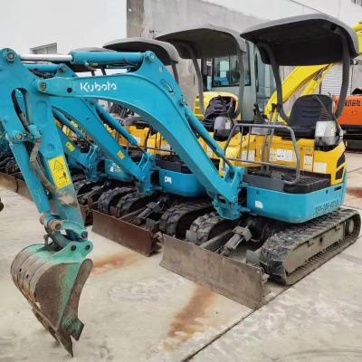 China Small Secondhand Kubota U15 mini crawler excavator used digger with cheap price 0.04mÂ³ for sale