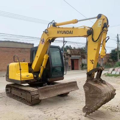 China Secondhand Hyundai 80-7S mini crawler excavator used excavator in stock for sale 0.36mÂ³ for sale