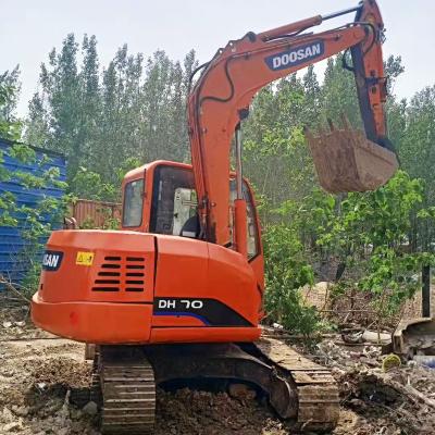 China High quality used doosan DH70 crawler excavator Secondhand excavator in stock for sale 0.28mÂ³ for sale