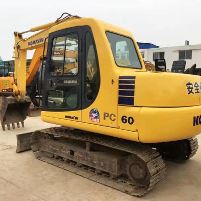 China Used Komatsu Pc60 crawler excavator Secondhand excavator in stock for sale 0.28mÂ³ for sale