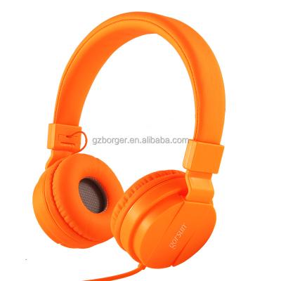 China Earphone 3.5mm Over-Ear Headphones and Earbuds gorsun brand for kids and adults for sale