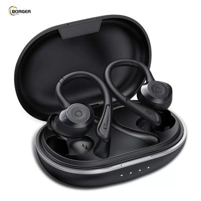 China 2021 Wireless Headphones IPX7 Model Amazon Hit Ear Hook Sport TWS Earbuds Private Waterproof Ear Hook for sale